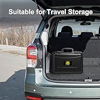 Vista 6 de DEVASO Carrying Case for Nintendo Switch/Switch OLED, Professional Deluxe Waterproof Travel Case Soft Lining Hard Case for Nintendo Switch OLED