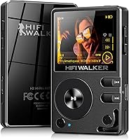 HIFI WALKER H2 128GB Hi-Res MP3 Player: Bluetooth 5.2, ES9018K2M DAC, Lossless FLAC DSD, 512GB Expandable Portable DAP
