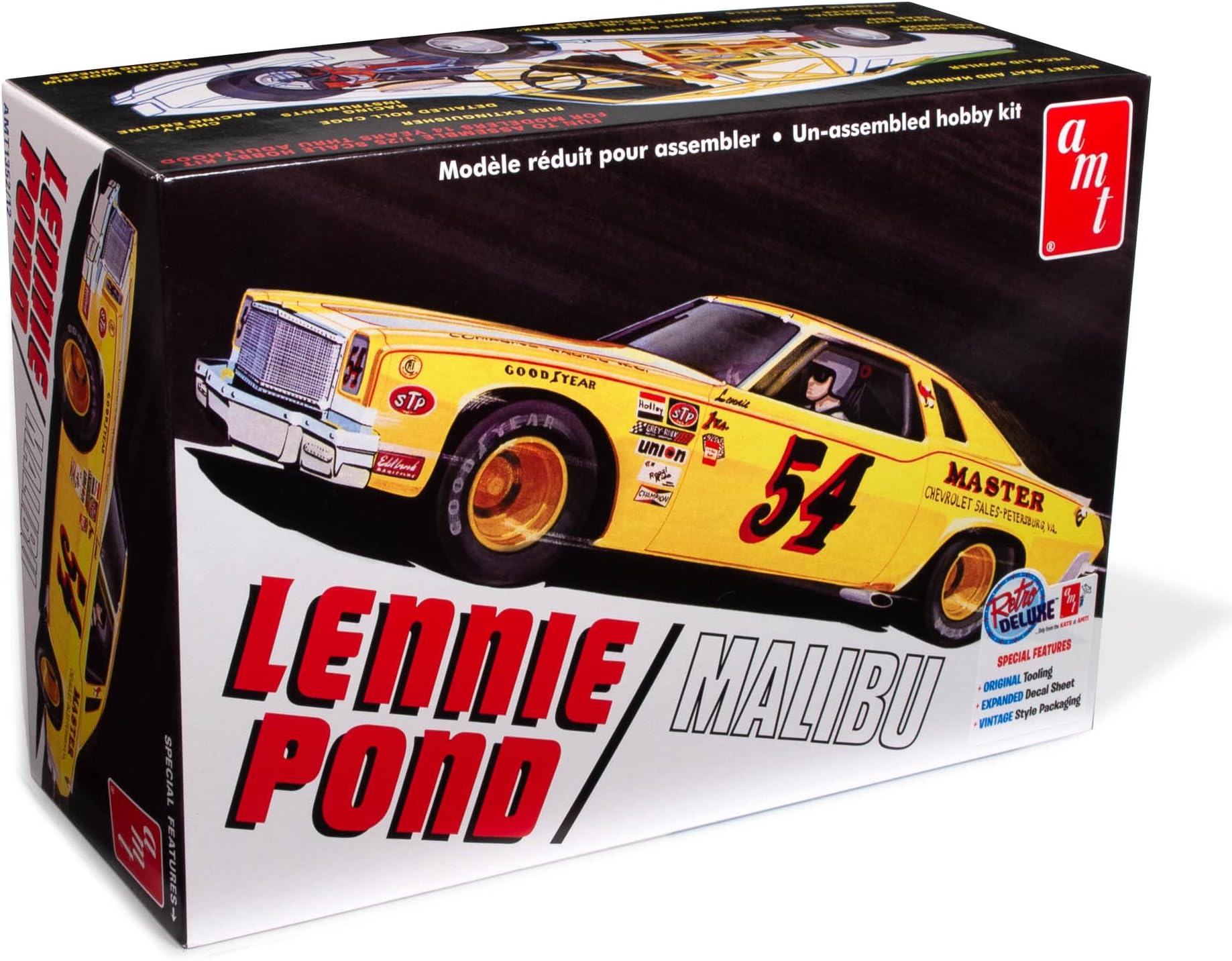 AMT - 1/25 Lennie Pond 1974 Chevy Malibu Stock Car - Plastic Model Kit