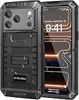 Vista 25 de Mitywah Funda impermeable para iPhone 13, resistente protección contra caídas de grado militar con protector de pantalla integrado, protección