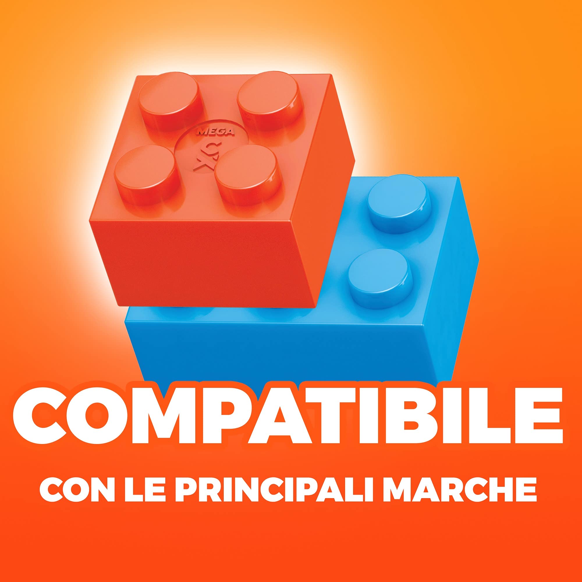 Set di mattoncini per costruzione torre - include 48 pilastri cilindrici e 4 basi - compatibile con tutte le principali marche - solo mattoncini a pioli grandi - Giochi e Prodotti per l'Età Evolutiva