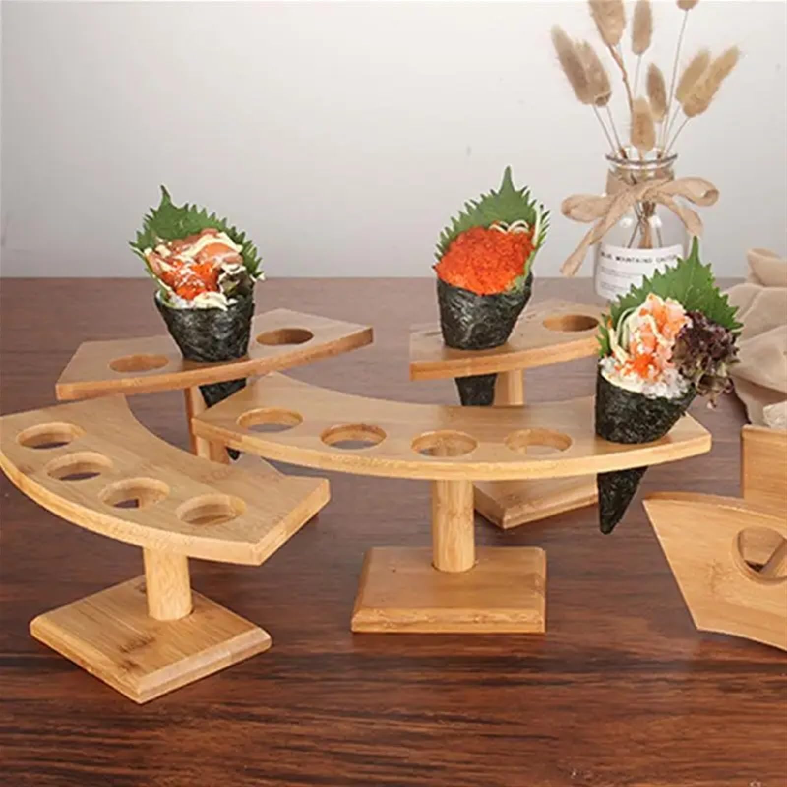 Soporte De Cono De Helado Soporte for conos, exhibición de magdalenas, rollo de Sushi, estante for helado, mano, postre, comida, gofres, conos, elevador de pasteles for hornear, palomitas de maíz Sopo