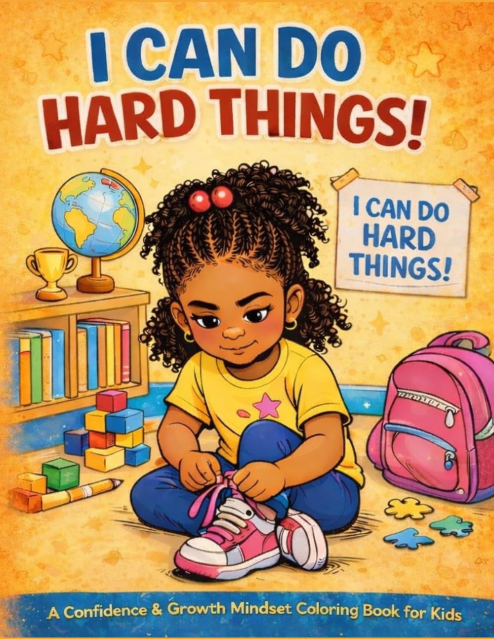 I Can Do Hard Things: Kids Coloring Book