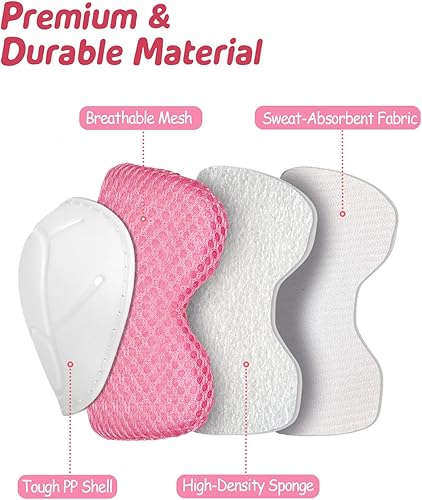 Miniatura 3 de EASTINEAR Juego de equipo de protección para niños 6 en 1 para niños y niñas de 3 a 9 años, rodilleras para niños, coderas, muñequeras, almohadillas