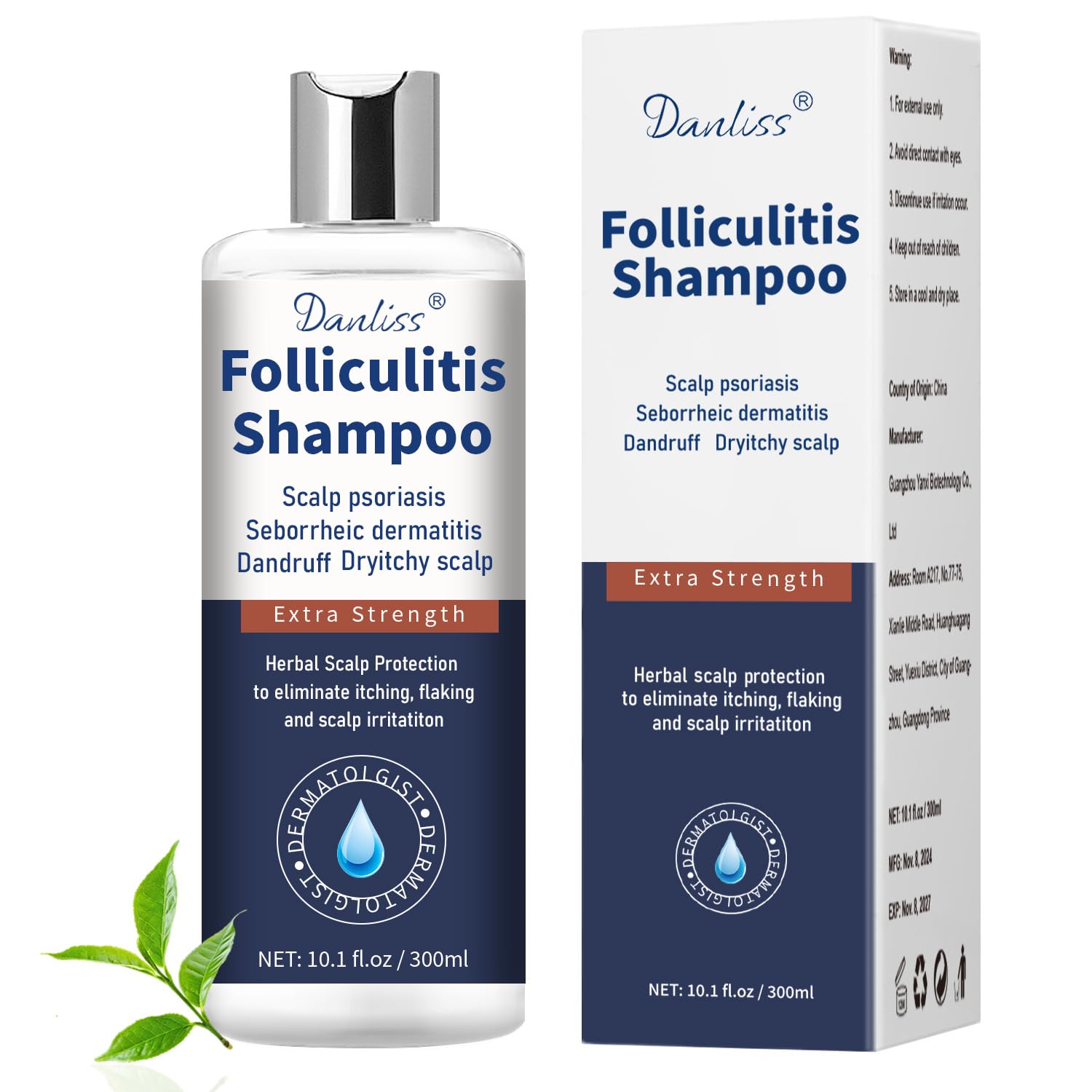 Danliss Sulfate Free Anti Fungal Folliculitis Shampoo