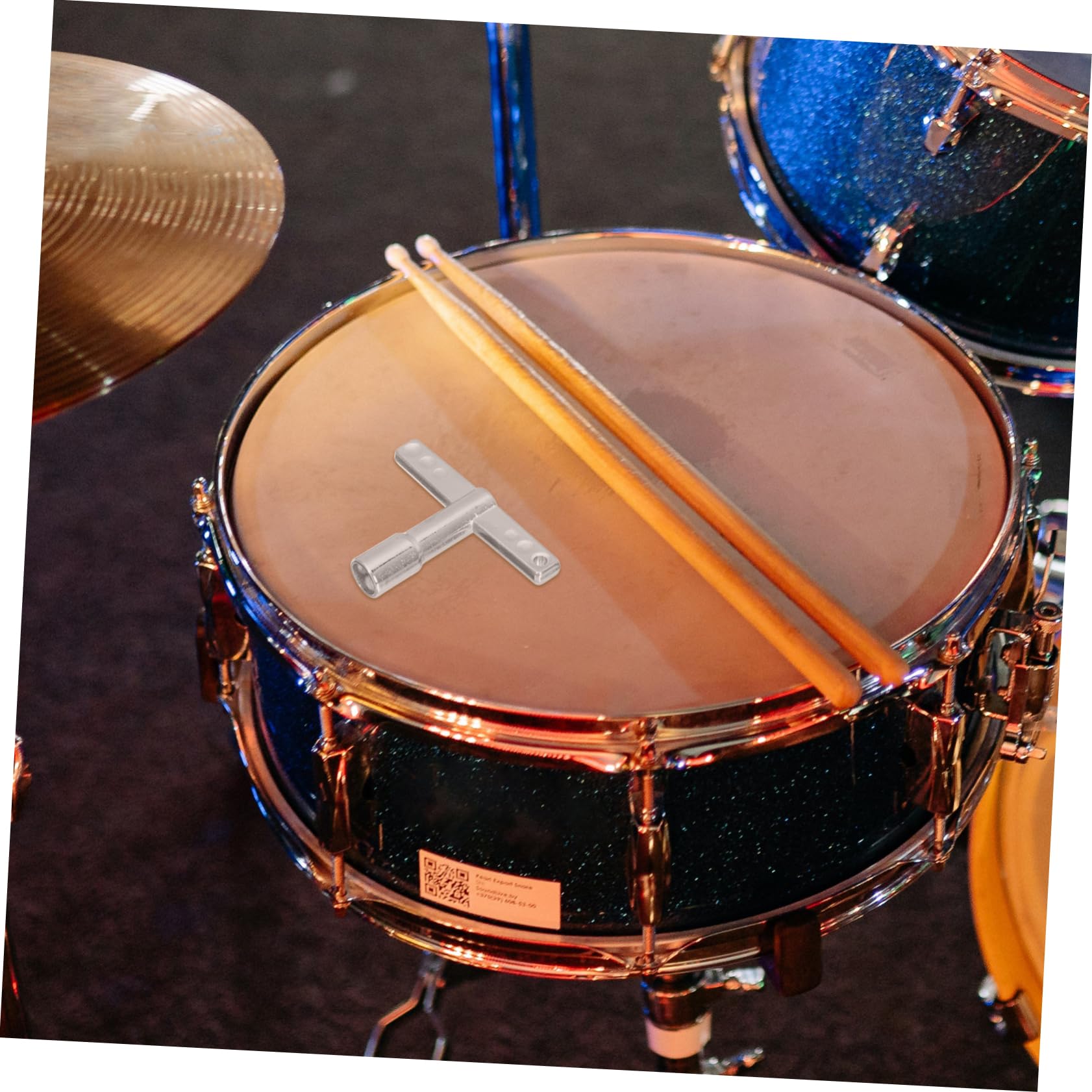 Toddmomy Drum Tuning Regulator 3 Piece Set of Drum Keys Professional Compact Design