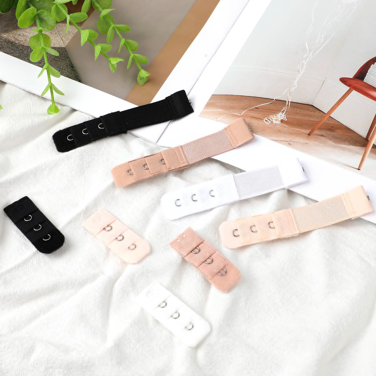 AHQiZFX 8Stk BH Verlängerung,Damen BH-Verlängerer,Elastisch BH Trägerverlängerung,Unterwäsche Verlängerungsschnalle,BH Verschluss Verlängerung,BH Erweiterung Verlängerungsgurt Schwangerschafts Zubehör