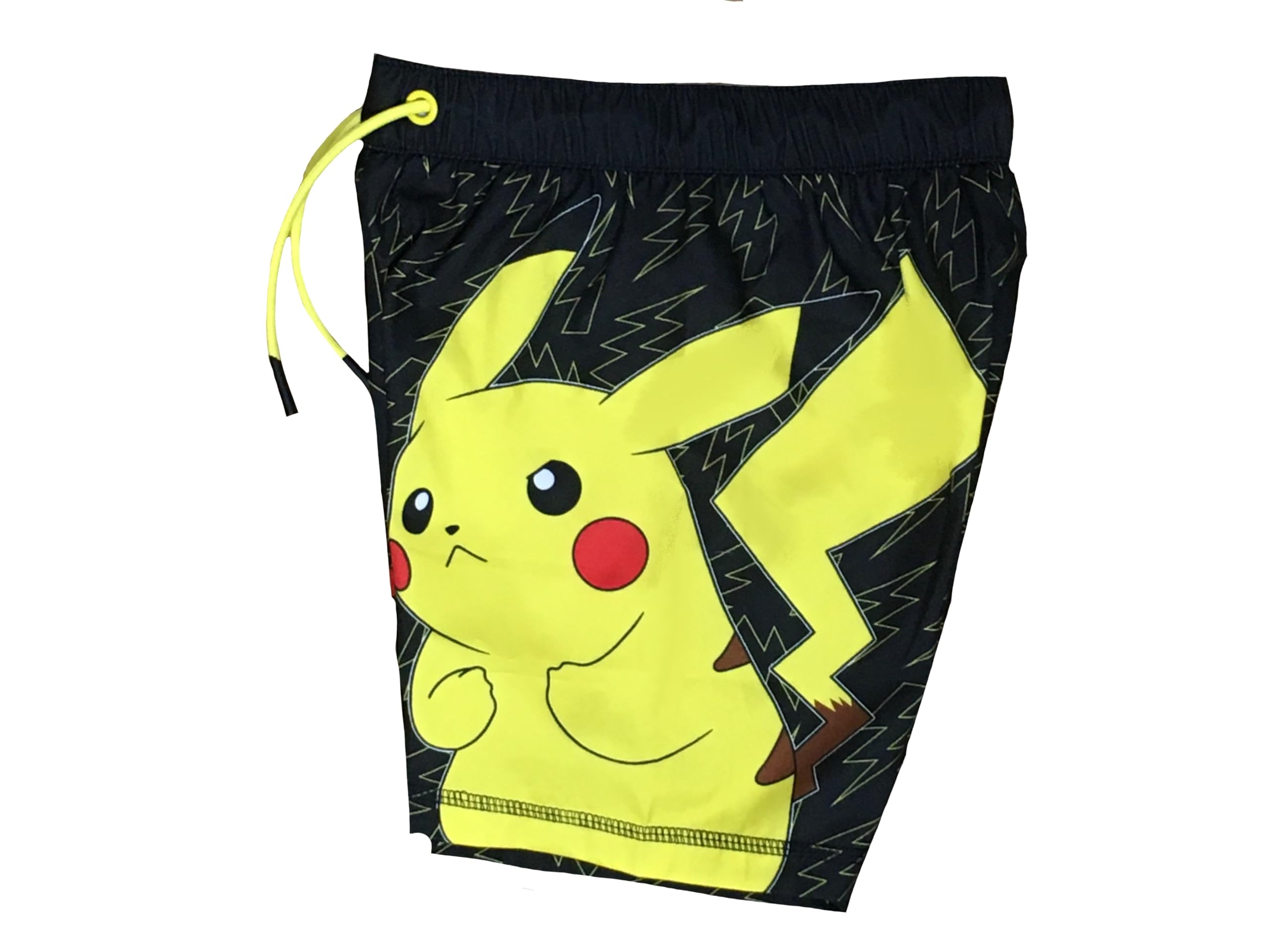 Pokemon Badeshorts für Jungen, Pikachu, Schwarz, Alter 3–12 Jahre