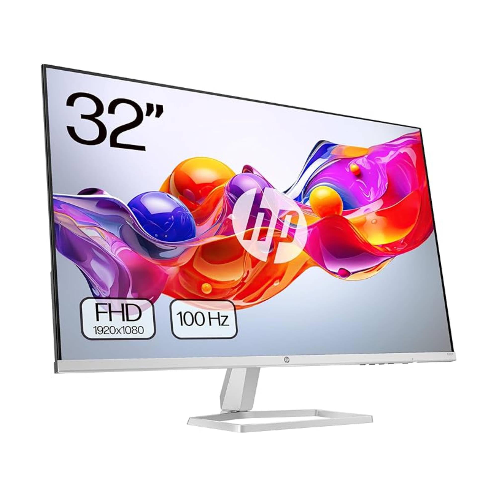 HP 527sh - Monitor de 27" FHD (1920x1080, IPS, 100 Hz, 5ms, 99% sRGB, 300 Nits, Contraste 1500:1, Altura Ajustable) Negro con Soporte Plateado — view 7