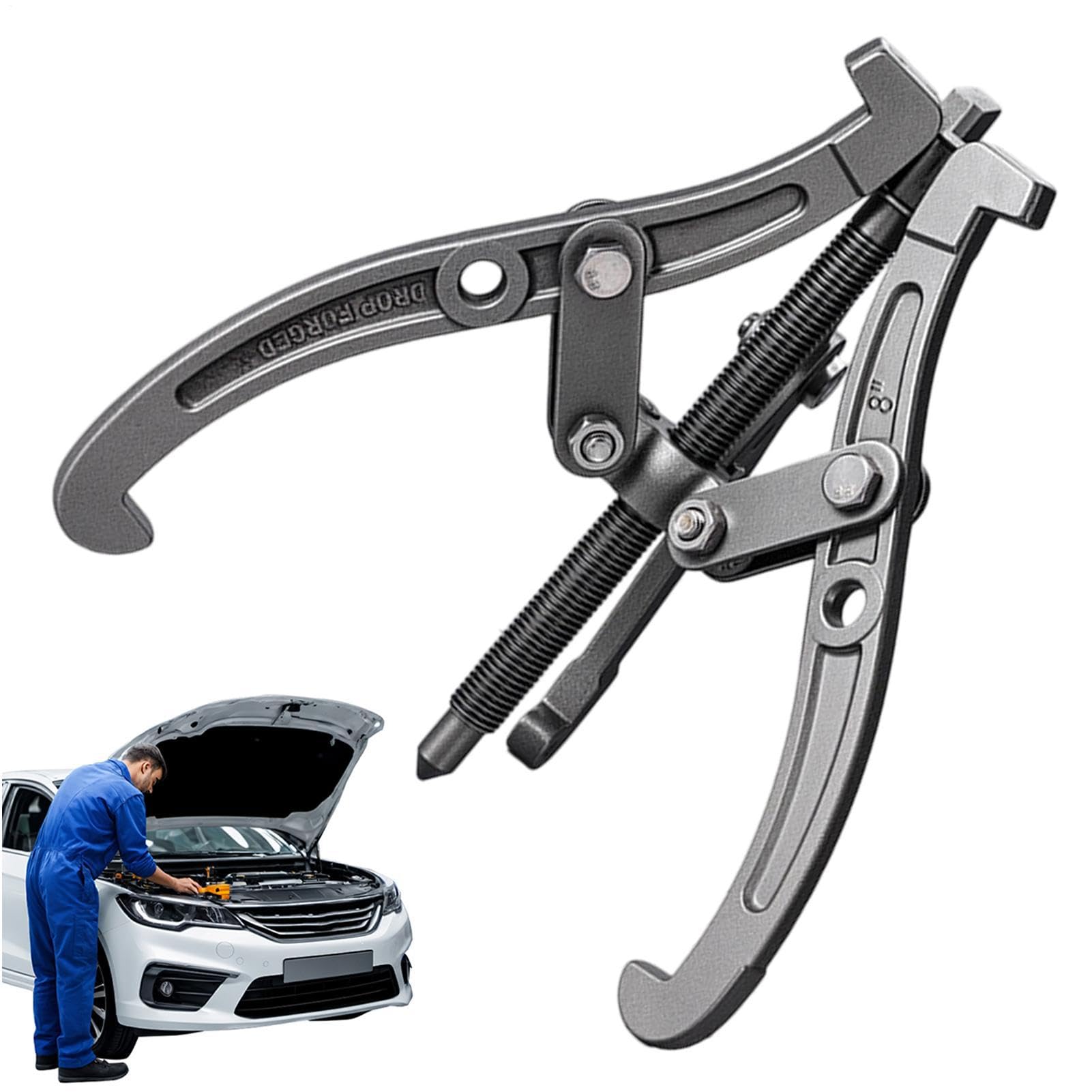 Ściągacz Do Koła Zamachowego Regulowany z Odwracalnymi Szczękami Wytrzymały | Narzędzie do demontażu kół pasowych Do Samochodowych Kół Zamachowych, Zębatych, Pasowych,