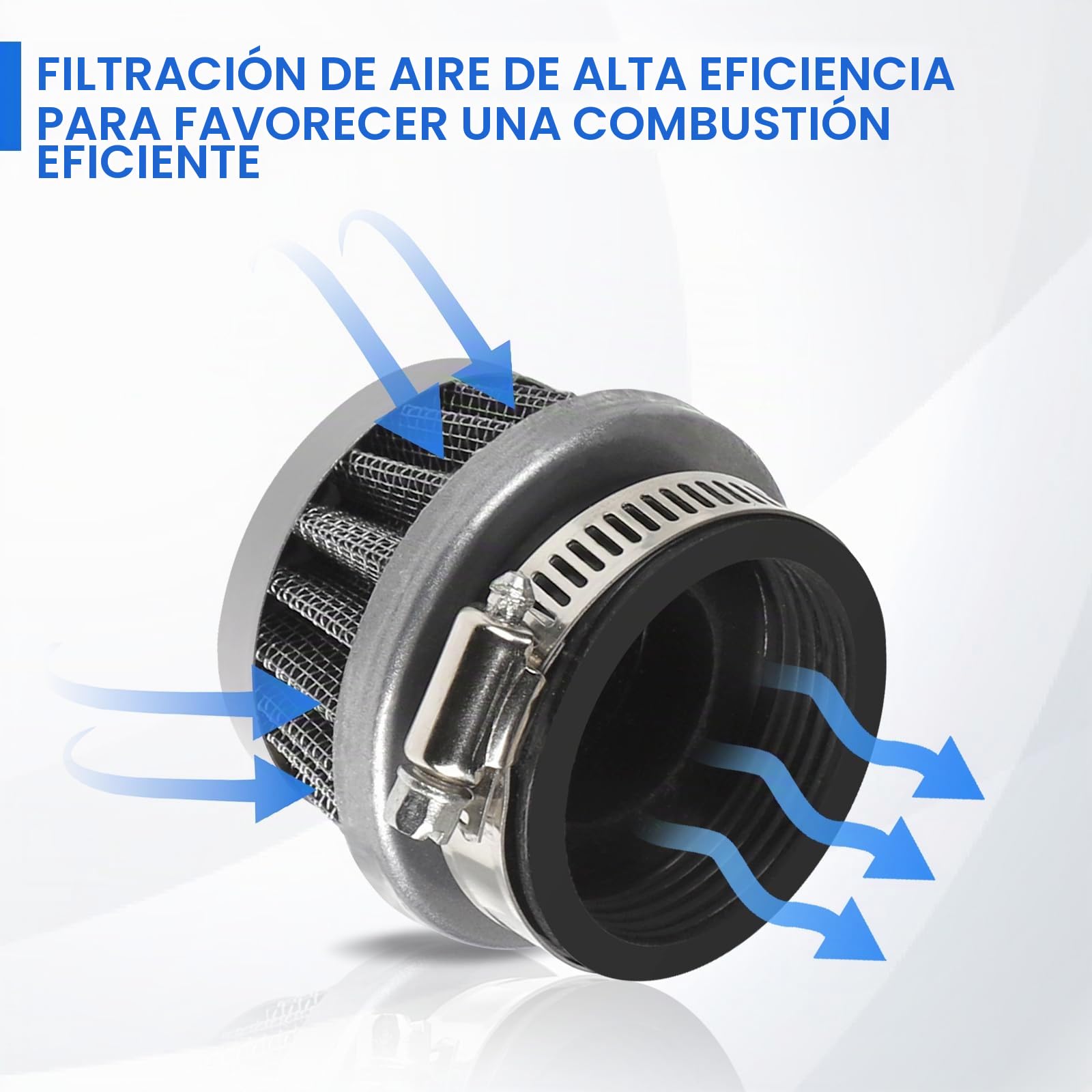 EFUTURETIME Carburador Moto 49cc 13mm con Filtro de Aire para 2 Tiempos 47cc-49cc Mini Motos Dirt Bike Motor Pequeño Mini Quads Motos para Niños