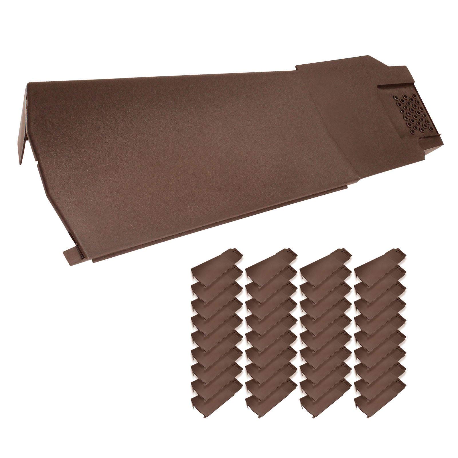 Klober KR9790-0247 Contract Dry Verge Unit (36 Pack) - Right, Brown