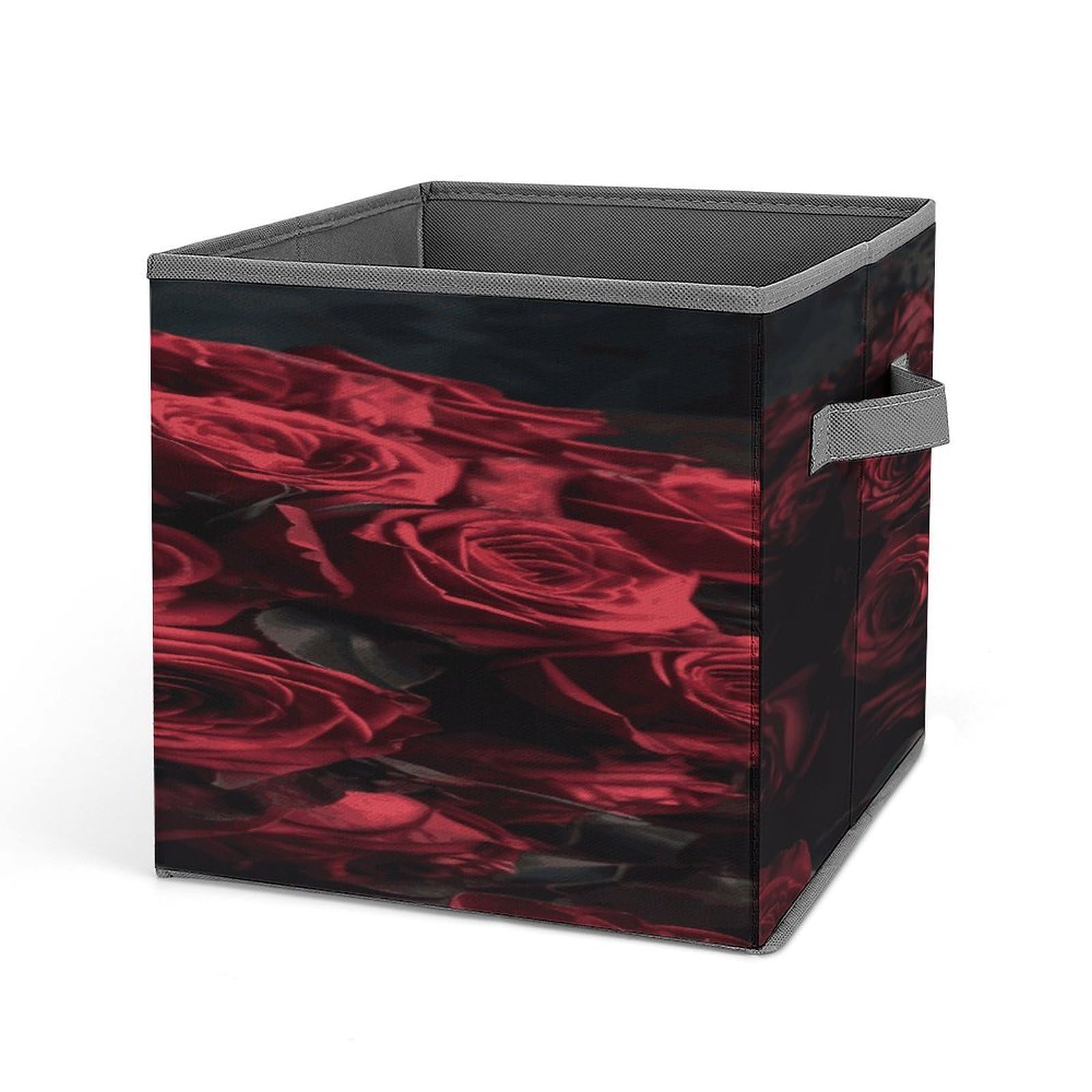 Fekiloot Style Full Of Red Roses Storage Bins Storage Baskets