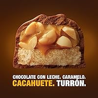 Vista 3 de Snickers Bar with Caramel and Roasted Peanuts Chocolate Covered, 24 bars x50g (1200g)