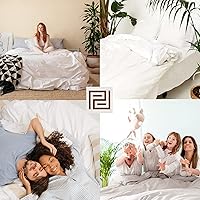 Vista 7 de Perú PimaJuego de sábana de cama de 285hilos100 % algodón peruano PimaDe percal