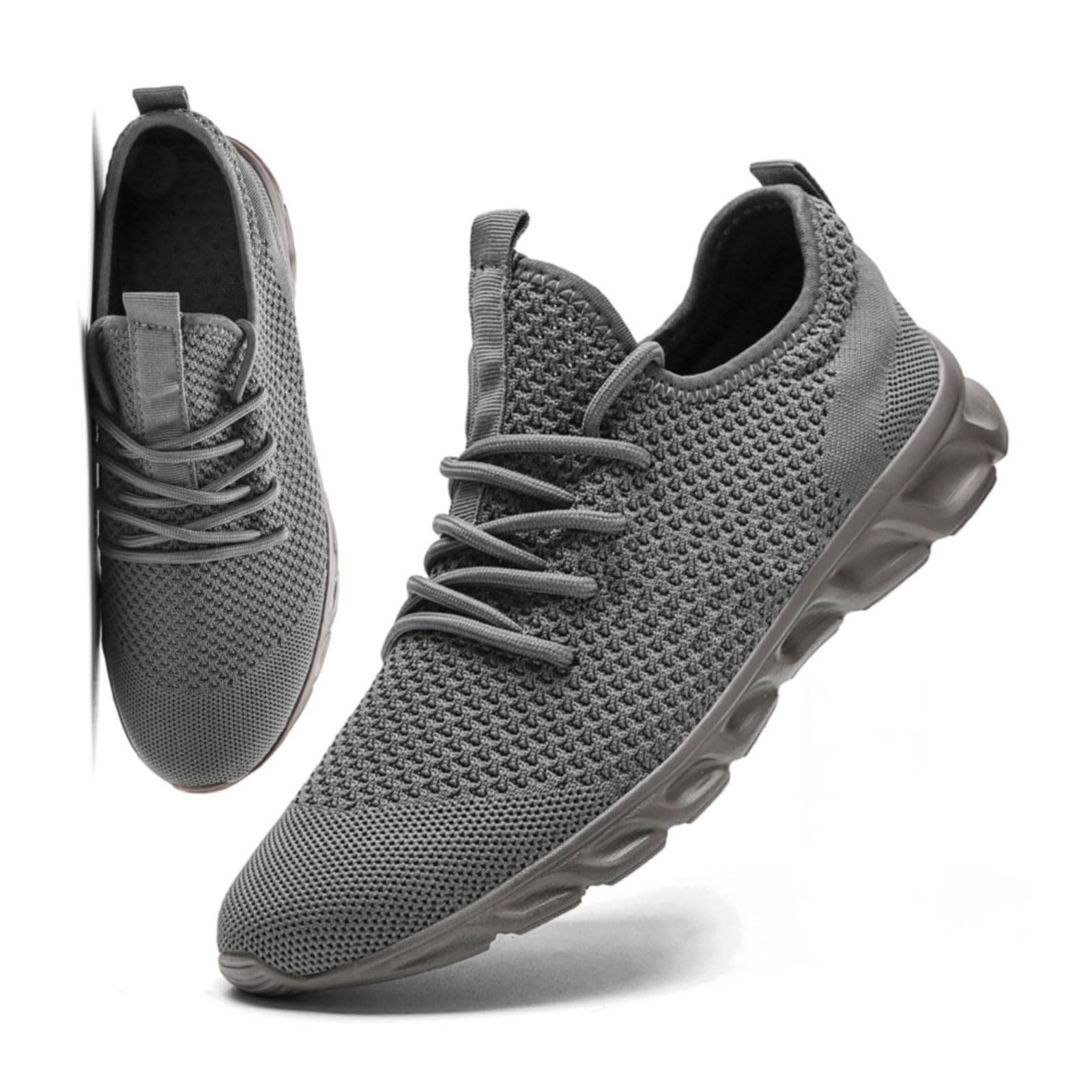 Herren Sneaker Walkingschuhe Atmungsaktiv Sportschuhe Turnschuhe Laufschuhe | Slip-on丨Straßenlaufschuhe丨Leichtgewichts丨Freizeit丨Hallen丨Outdoor丨Stoff丨Jogging丨Workout丨Fitness丨Gym丨Tennis丨Männer