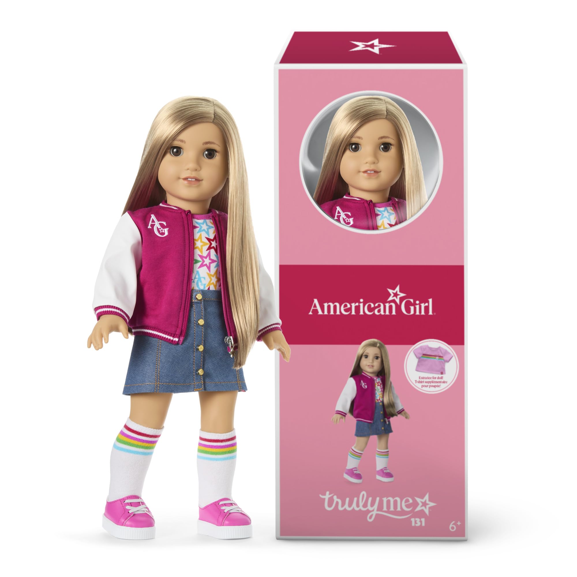 American Girl, Truly Me 18-inch Doll #131 with Brown Eyes, Straight Blonde Hair, Light-to-Medium Skin, for Ages 6+
