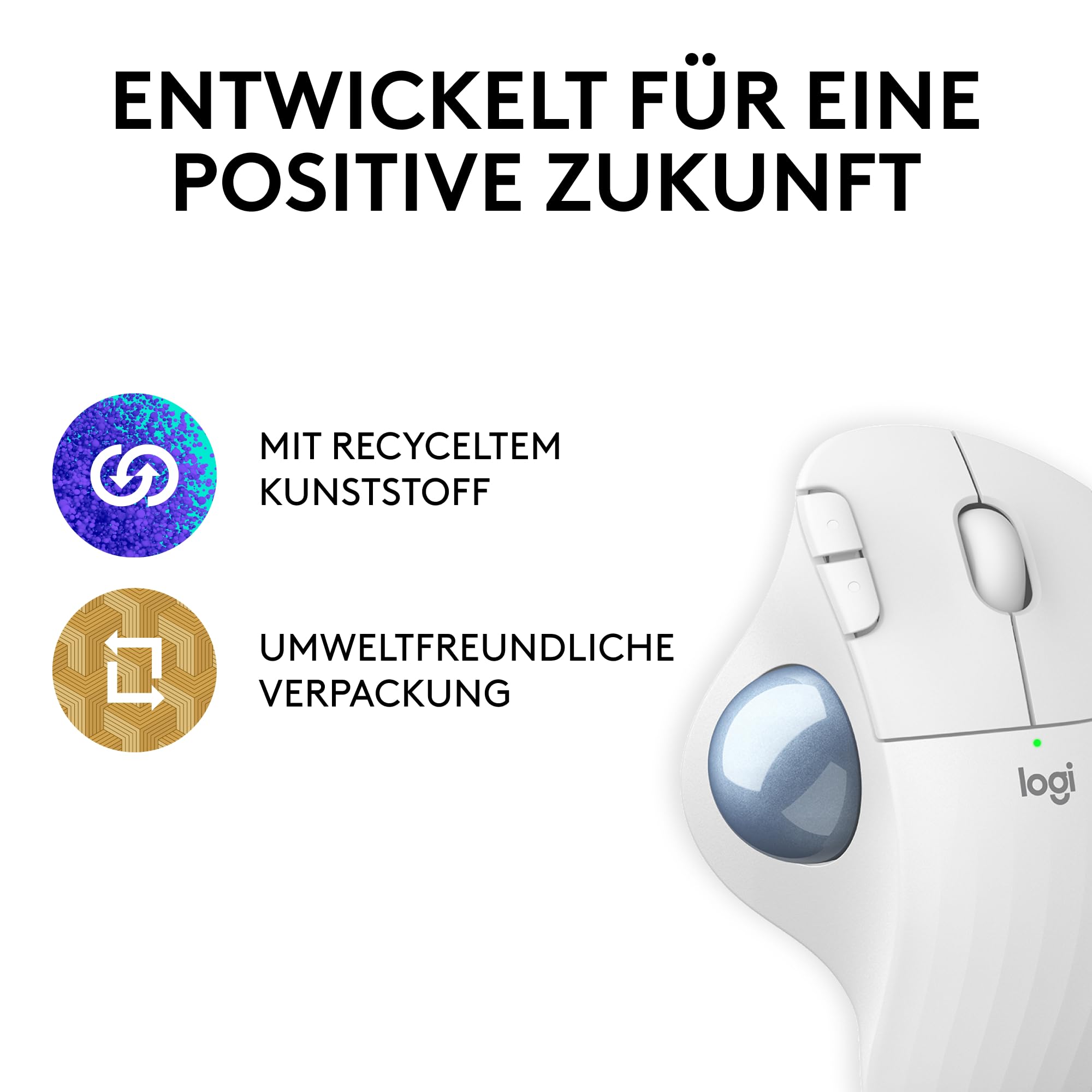 Logitech ERGO M575 Wireless Trackball Maus