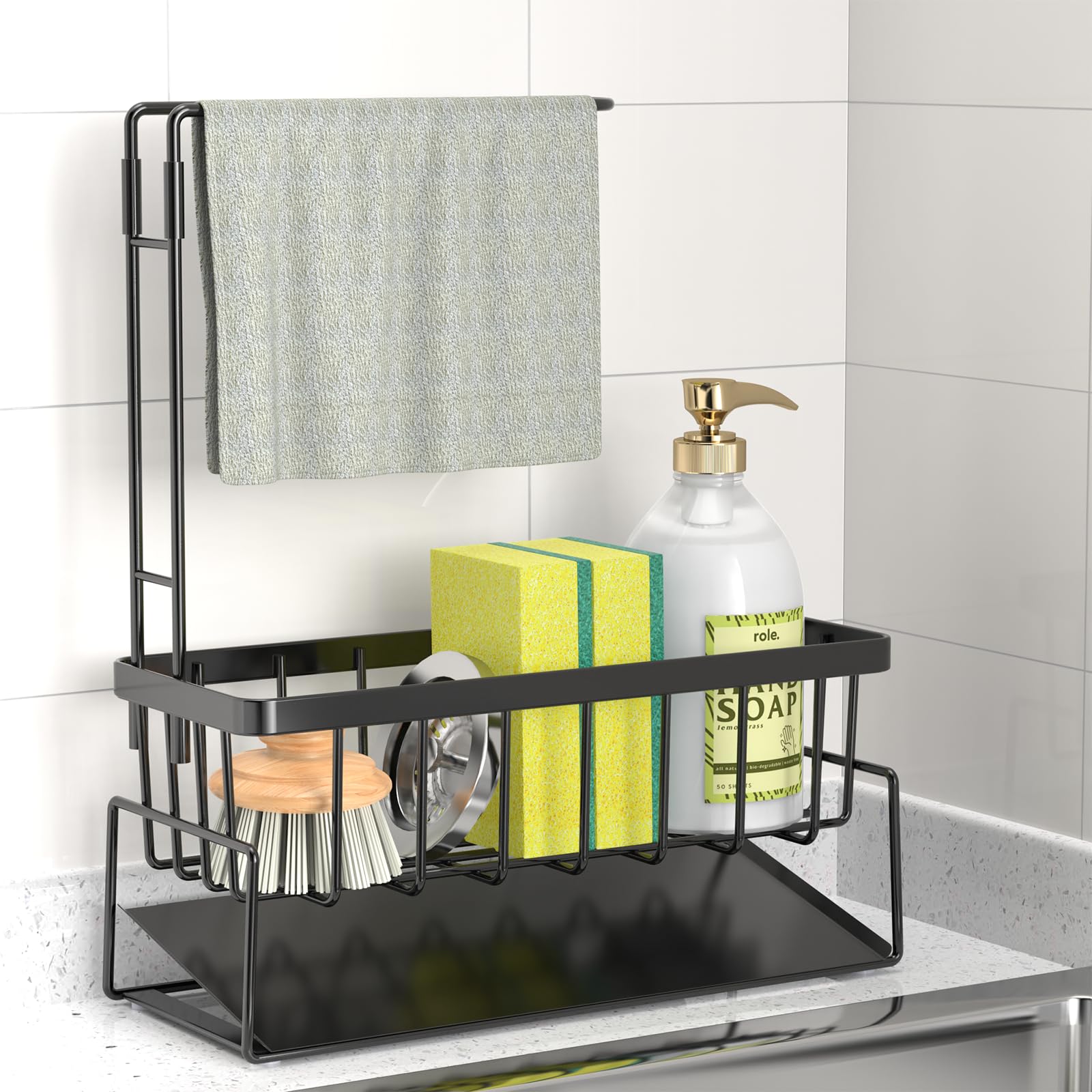 Organizador Fregadero - Práctico, Resistente, Autodrenante Organizador Fregadero - Práctico, Resistente, Autodrenante