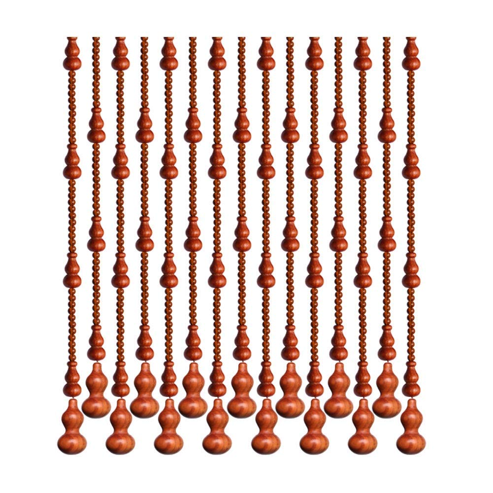 Perles en bois rideaux à cordes pour porte NMDCDH cloison amovible 35 brins