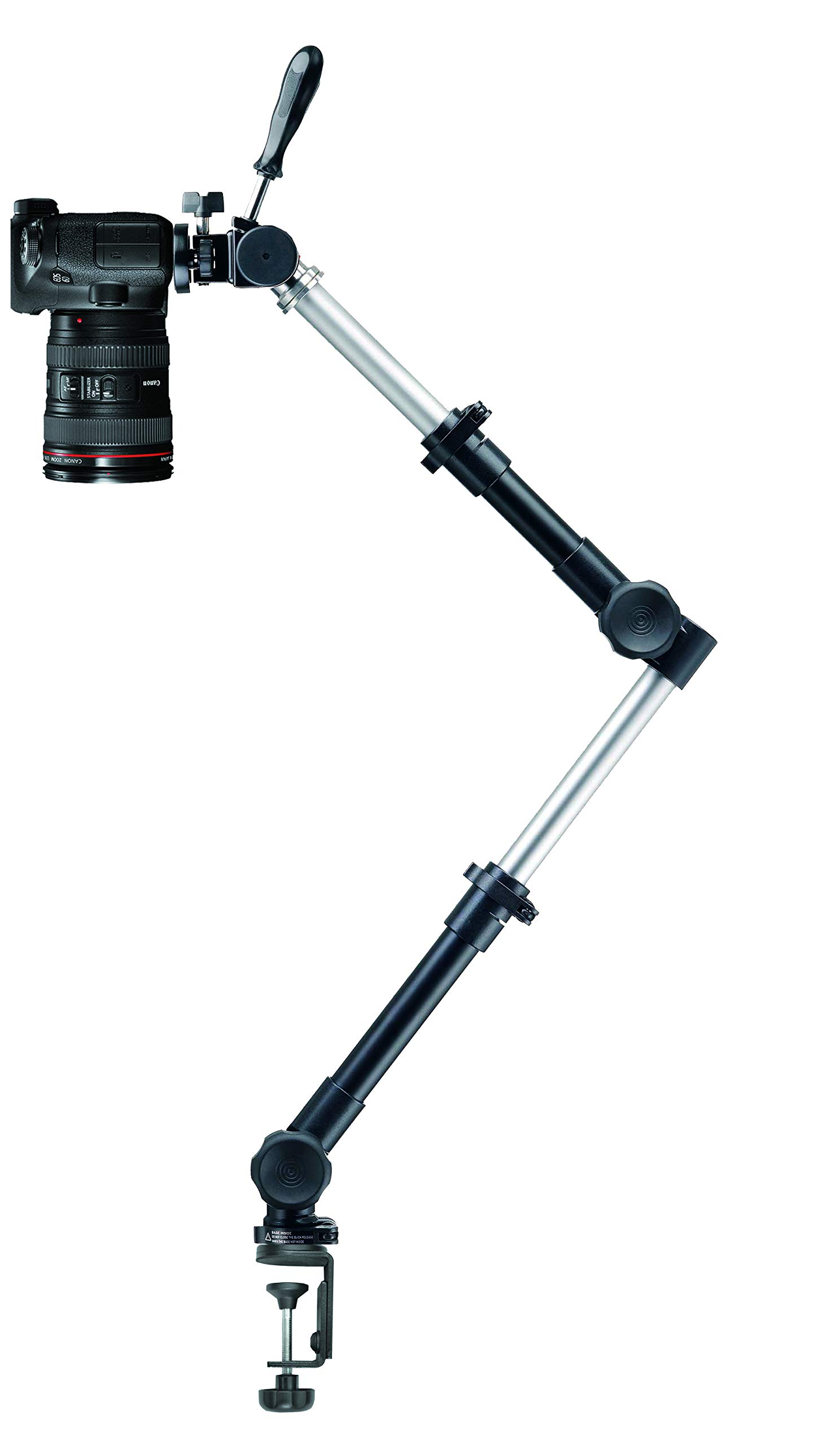 Soporte universal y trípode de fotos macizo con pinza para mesa para videocámaras Infuu Holders 047