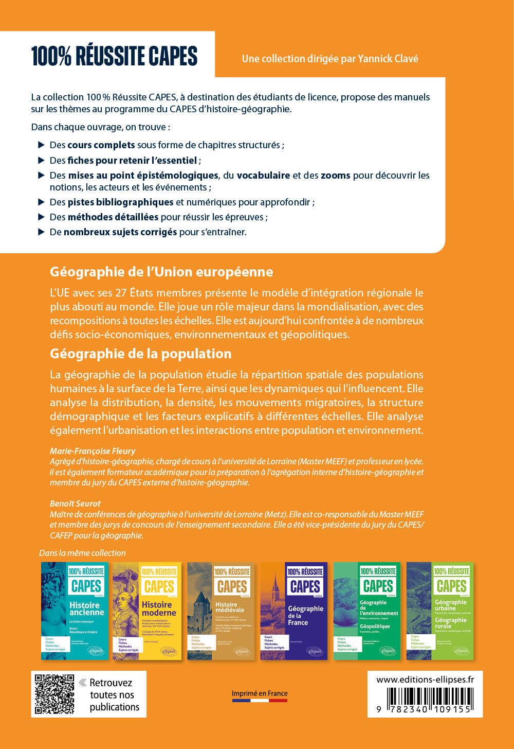 Géographie de la population : démographie, distribution spatiale: Géographie de l’Union européenne