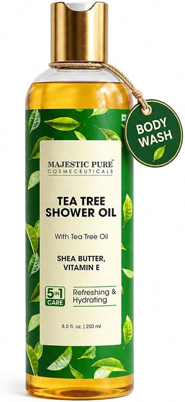 Óleo de banho com óleo de melaleuca Majestic Pure, 251 mL