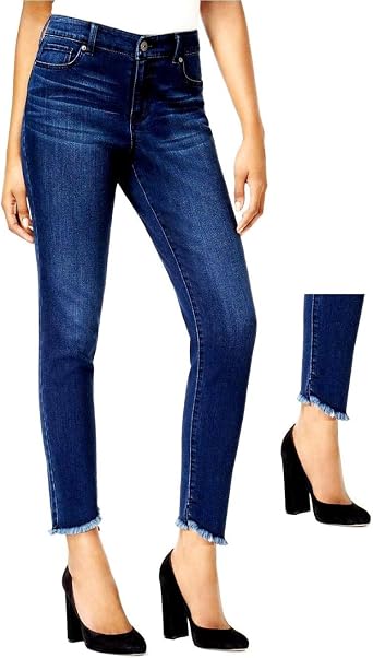 Ankle Jeans Distressed Denim Jean Pants 