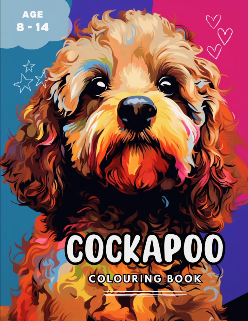 Cockapoo Colouring Book: A Mix of Colouring Pages for Young Artists