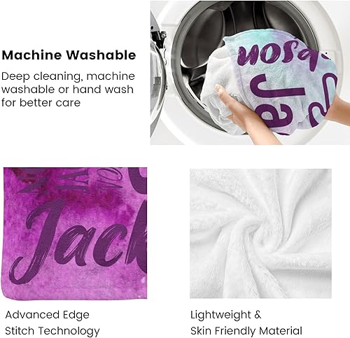 Vista 183 de Manta personalizada con texto, manta personalizada con nombre para madre, padre, adultos, amigos, amantes, perros, mascotas, manta de franela 01