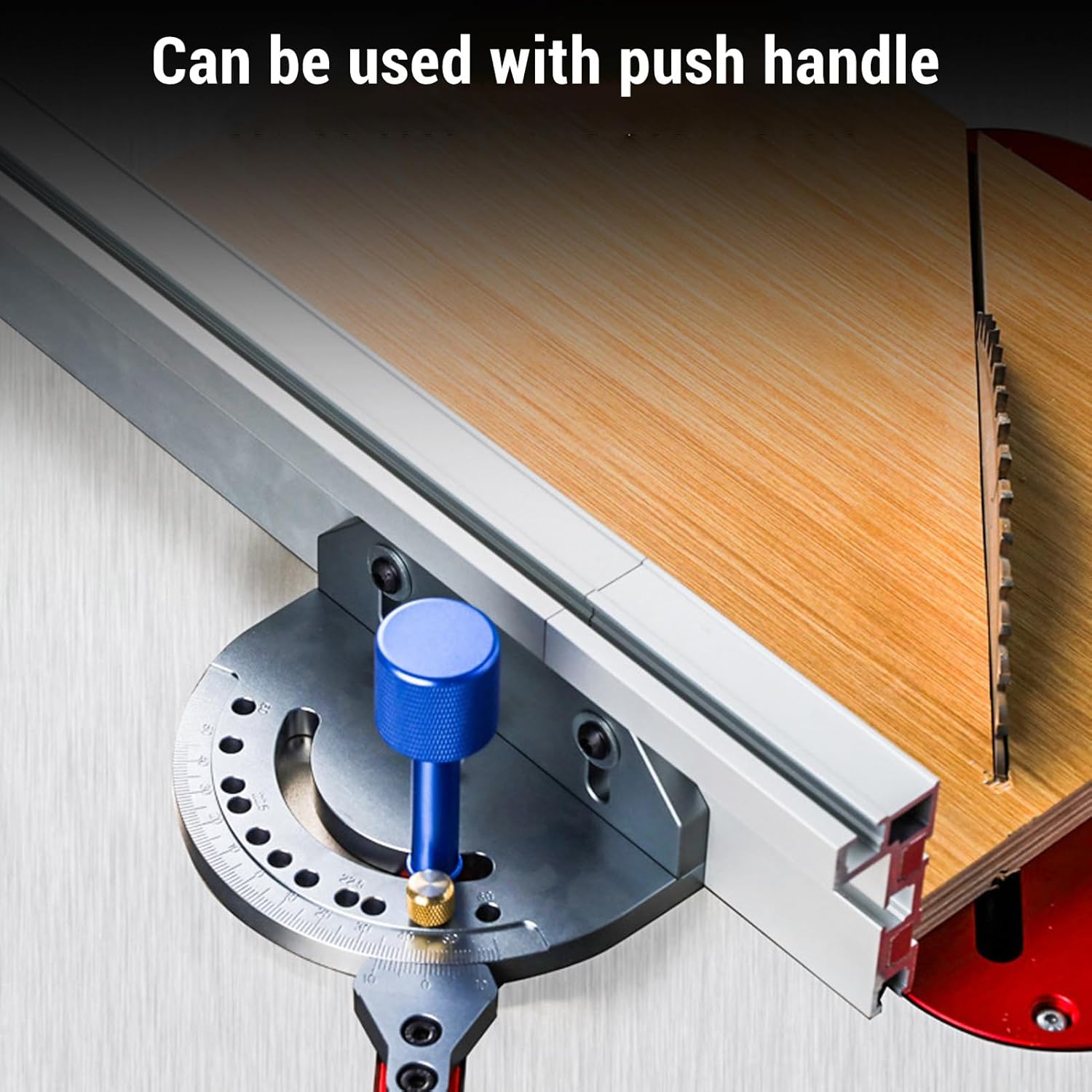 50-86cm Miter Extension Fence Adjutsable Miter Telescoping for Table Saw Band Saws