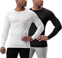 Vista 1 de DEVOPS - Camiseta térmica de compresión de manga larga para hombre (2 unidades)