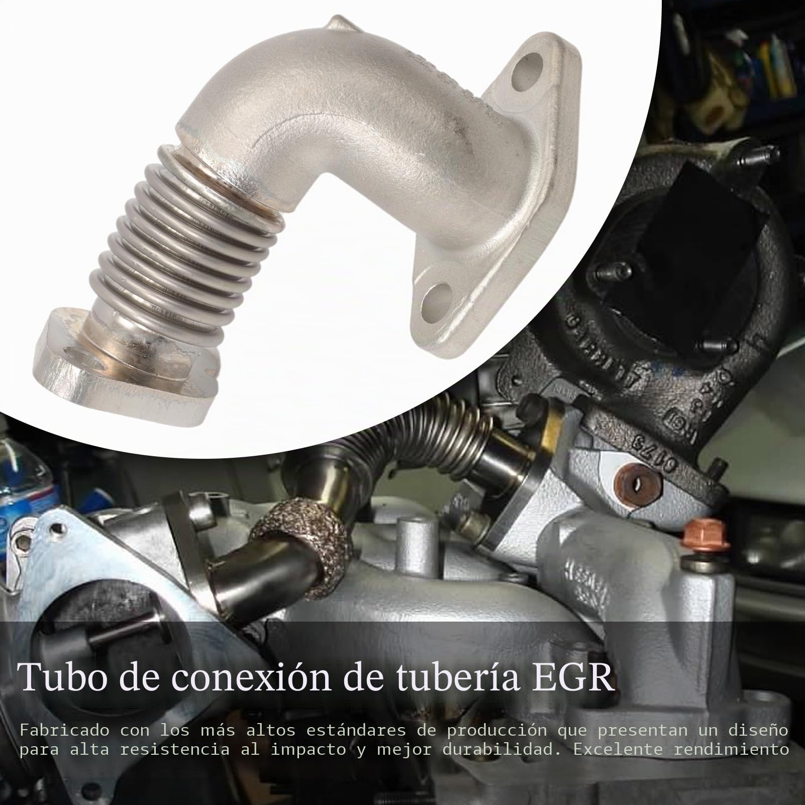 Tubo de conexión AGR para T5 T6 1.9 TDI 2.0 TDI 2.5 TDI AGR tubo de conexión 04L131521BH 04L131547S 03L131547P