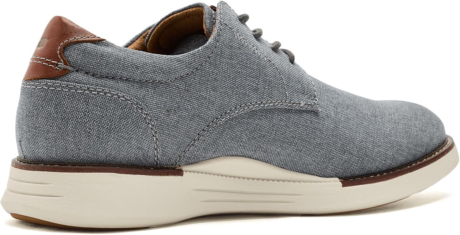Florsheim Mens Launch Canvas Plain Toe Oxford