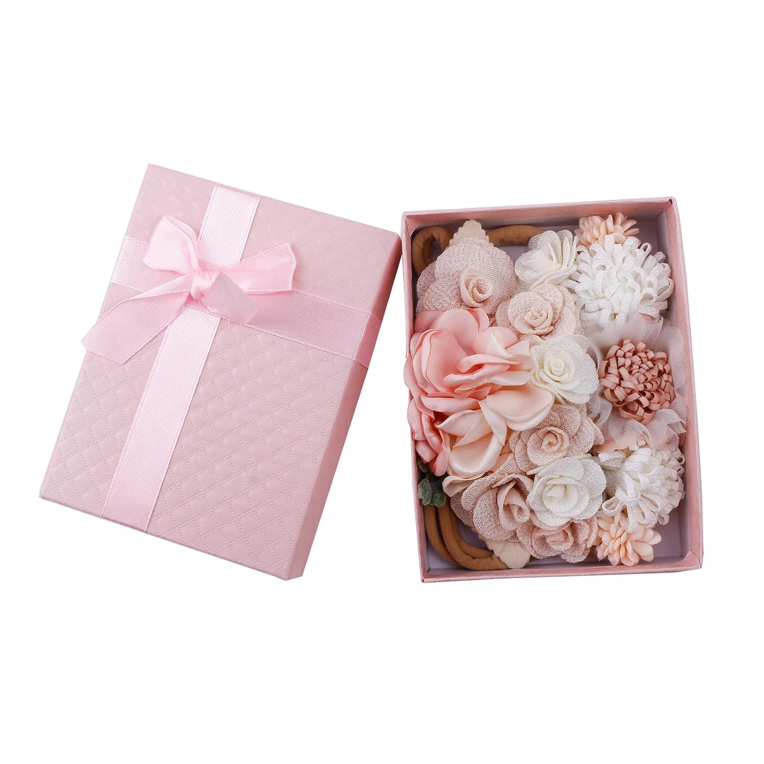 New Model Baby Girl Nylon Headbands Nylon Flower Elastic Hairbands 3pcs Hair Accessories Gift for Newborn Infant Toddlers (BF-Z4)