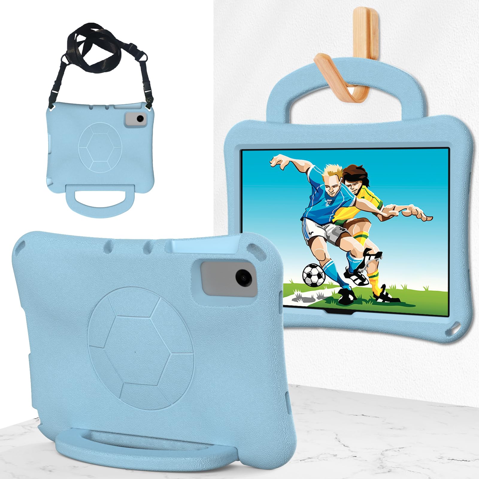 Coque EVA bleu clair pour Samsung Galaxy Tab A11 Plus 11 pouces 2025 - 7