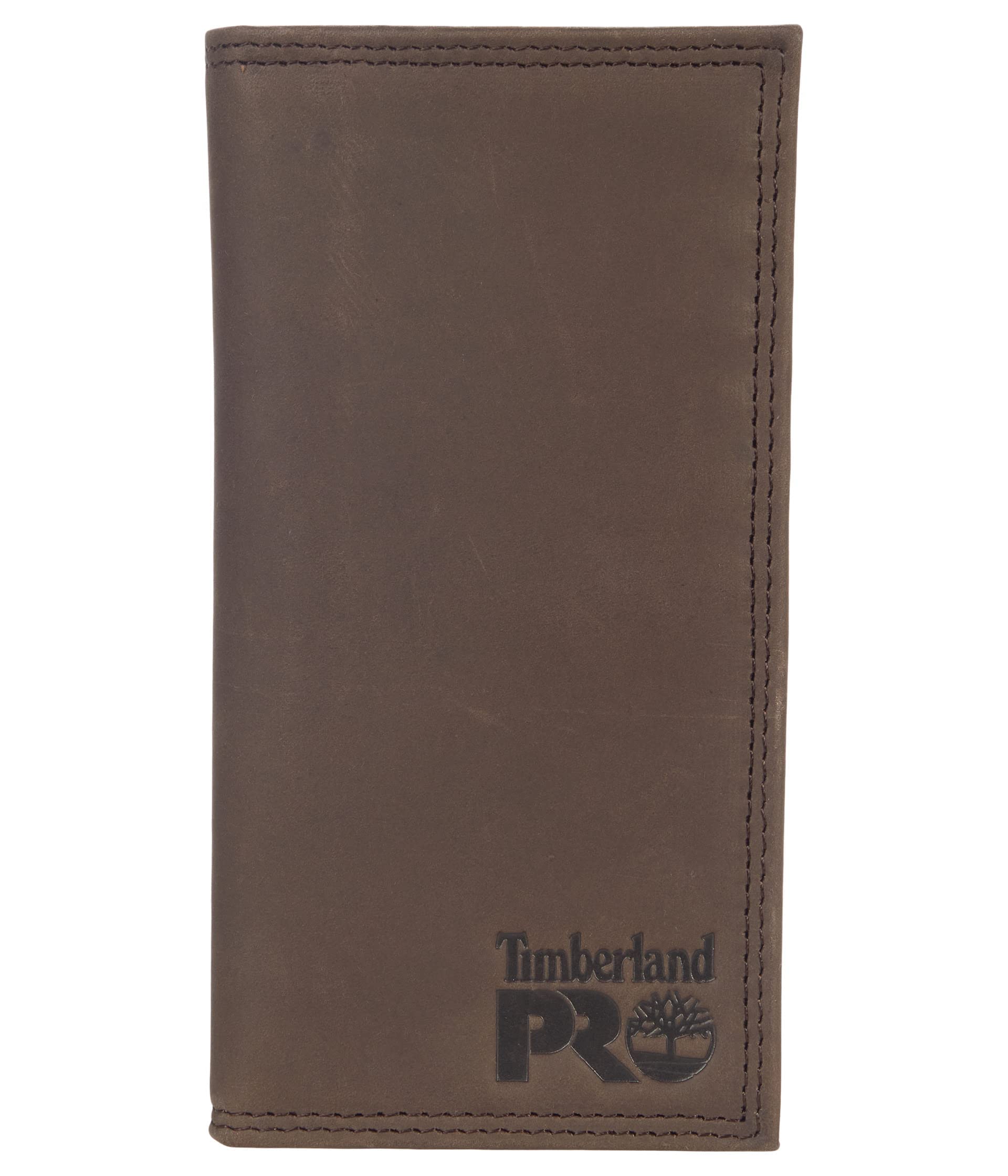 timberland pro Men's Leather Long Bifold Rodeo Wallet with RFID, Dark Brown, One Size-picture-48