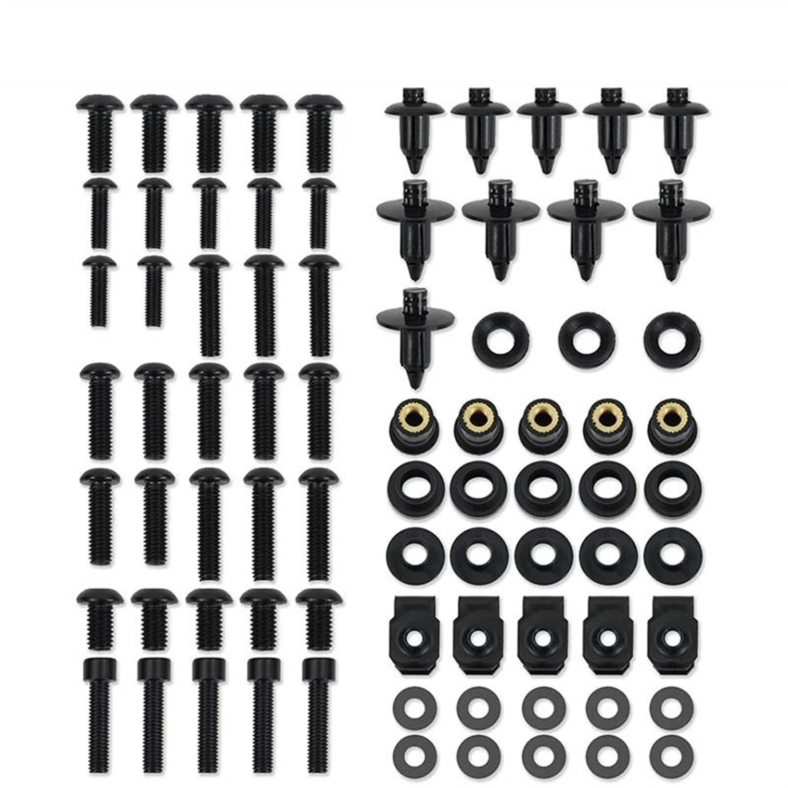 Motorcycle Accessorie Custom Fairing Screw Bolt Windscreen Screws For Suzuki GSXR600 GSX-R600 GSXR 600 750 2004 2005(Black)