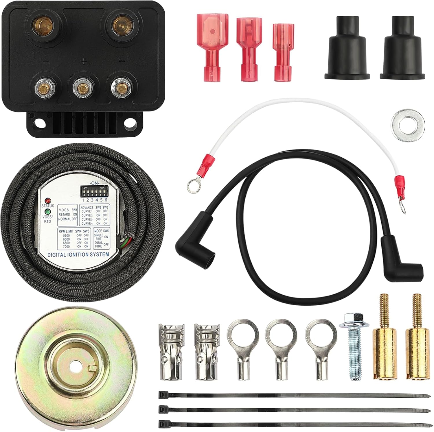 53-660 Programmable Ignition Kit Compatible with Big Twin Models 1970-1999 (Except Twin Cam) | Fit for Sportster 1986-2003 (Except "S" models)