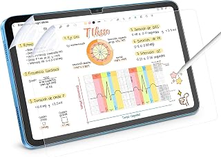 Hiins 2 Pack Matte Paper Screen Protector Compatible with iPad 10th Generation 2022 10.9 Inch, Anti-Glare Writing Film for Drawing, Writing.