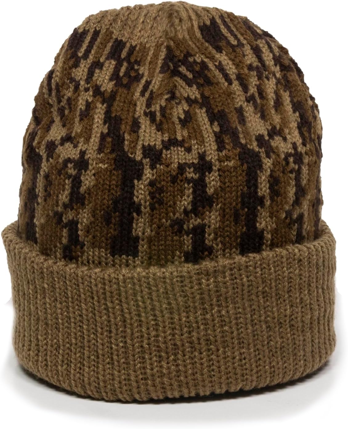 Outdoor Cap Reversible Winter Hat, Beanie Watch Cap for Men & Women, One Size, Brown/Orange