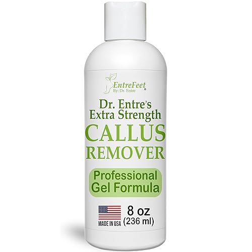 Dr. Entre's Callus Remover Gel 8oz Extra Strength Removedor de callos para pies, removedor de callos de pies, cuidado de pies, suministros de