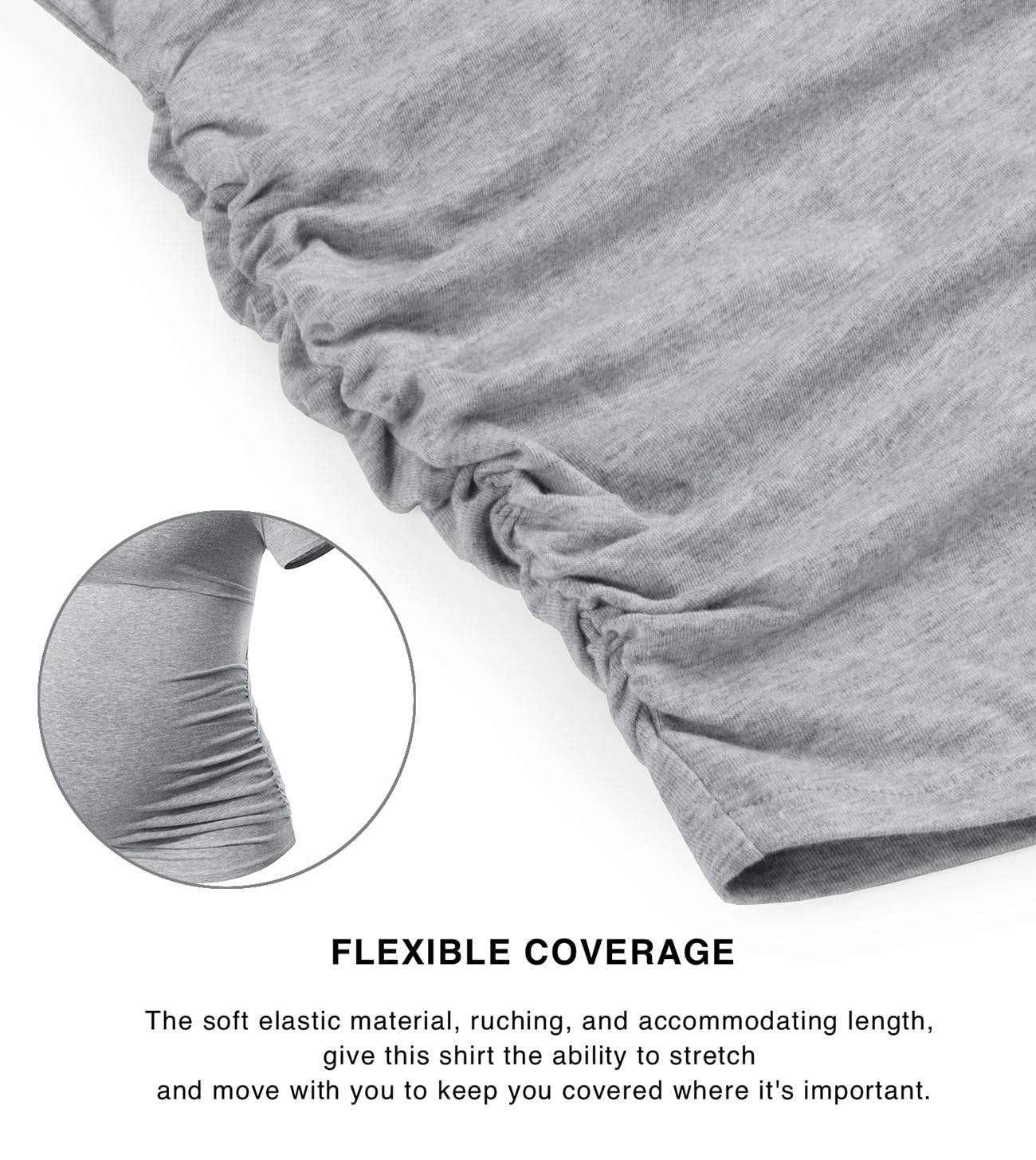 LAPASA Camiseta de Manga Corta para Premamá Pack de 3, T-Shirt Mujer Embarazada Maternidad, Ropa Premamá Verano, Cómodo y Suave L55