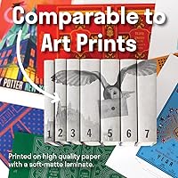 Vista 9 de Juniper Books - Serie Harry Potter - Castillo y búho - Fundas de libro para libros de Harry Potter de tapa dura, no incluidos