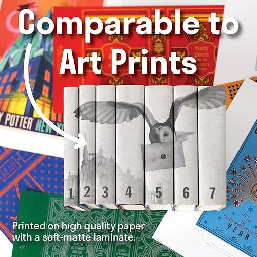 Miniatura 9 de Juniper Books Solo fundas de libro de papel de aluminio metálico Train Design  Libros no incluidos  Fundas compatibles con 7 libros de tapa dura o