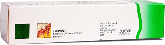 UNDA Calendula Cream | Homeopathic Remedy for The Temporary Relief of Symptoms Associated with Minor Cuts and Burns | 1.4 Ounces