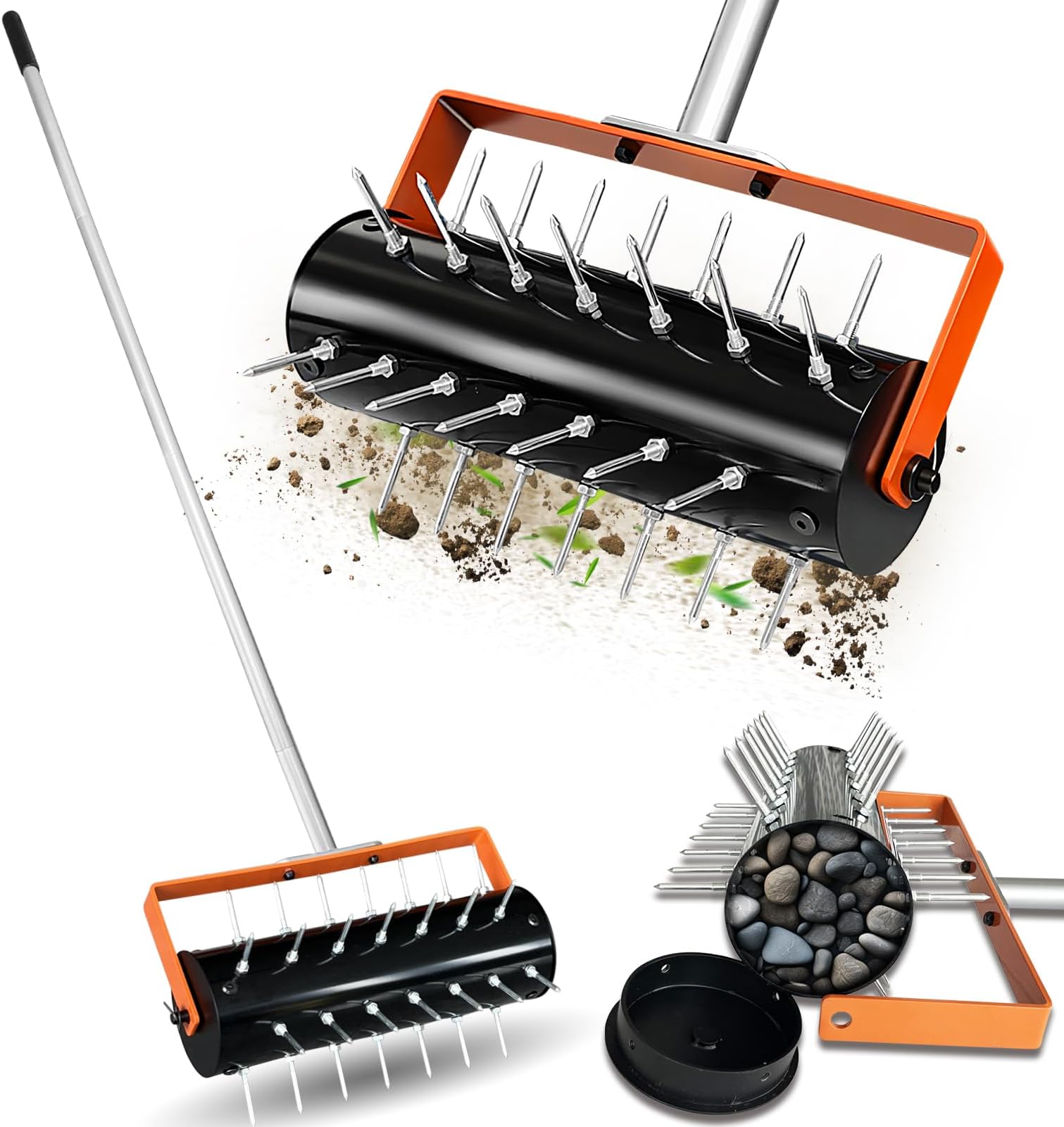 Lawn Aerator Tool – Manual Grass Aerator Tool for Soil Aeration Heavy Duty Core Aerator Lawn Tool