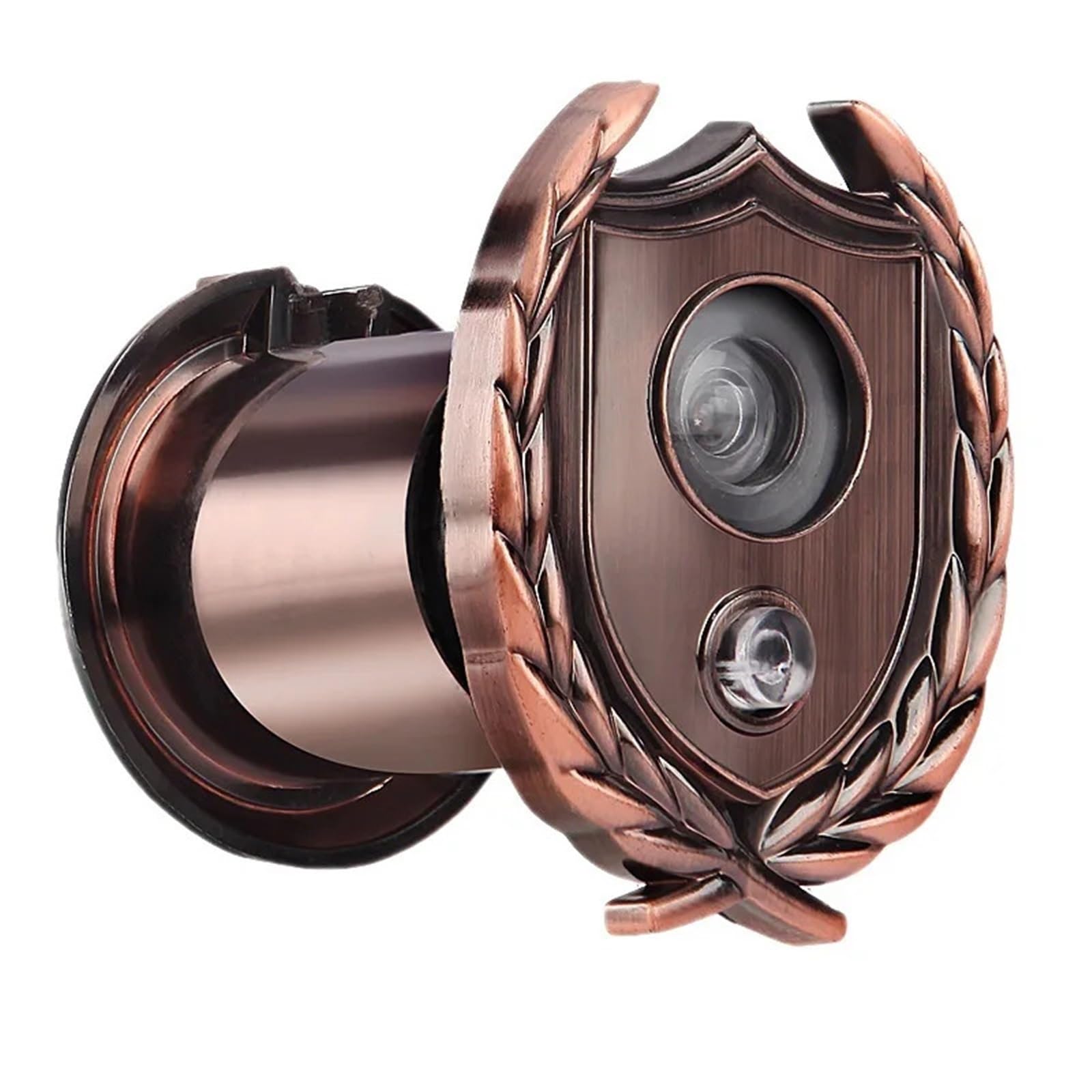 Wide Angle Security Spy Hole, 220 Degree Door Viewer HD Lens Wide Angle Peephole Security Hidden Adjustable(50-70mm)