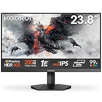 KOORUI G2411P 24 Pollici Gaming Monitor, Full HD 1080p Computer Monitors