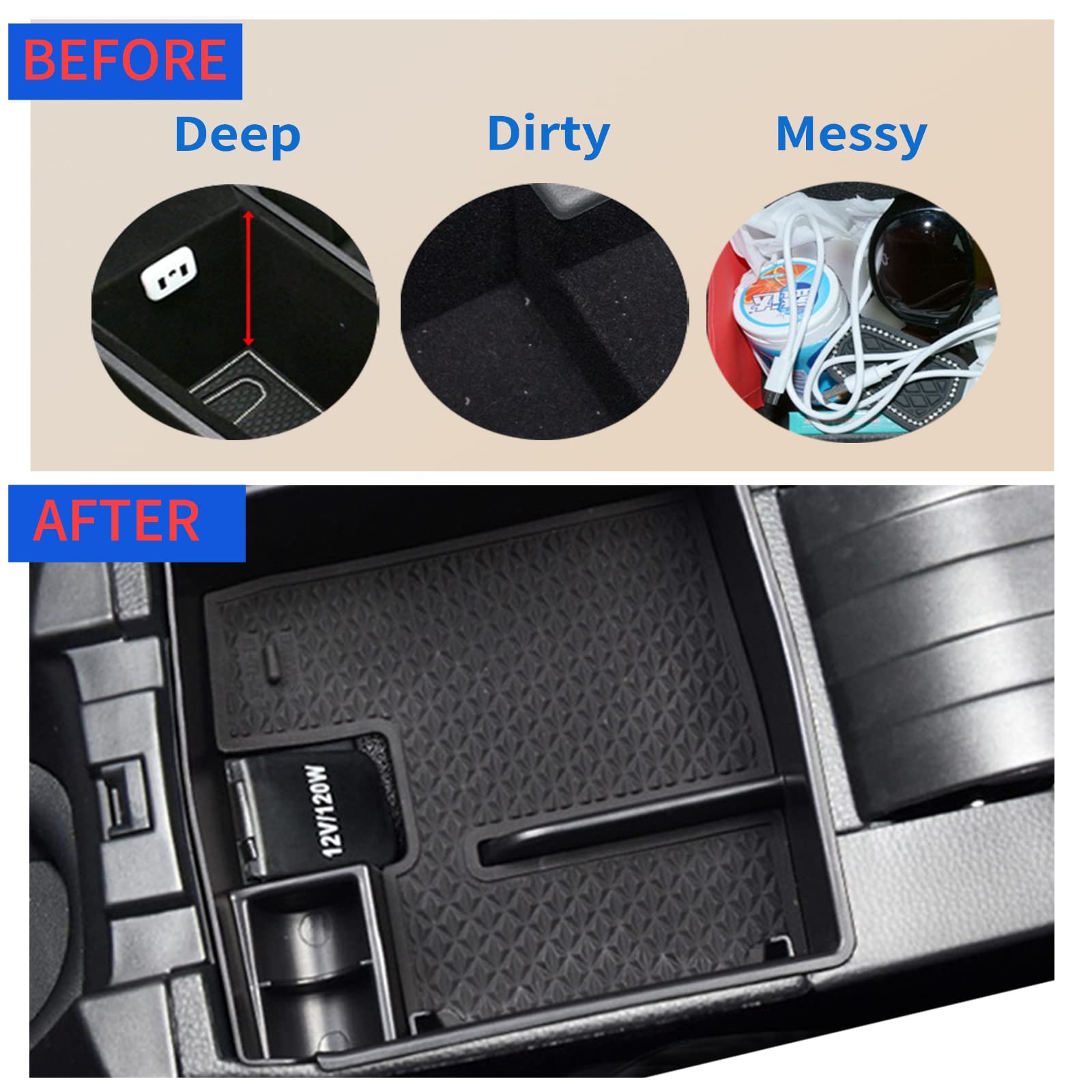 Snapklik.com : 2022 Corolla Cross Armrest Secondary Storage Box For ...